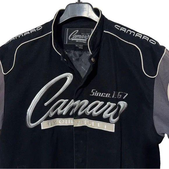 JH Design Mens Vintage Camaro Jacket - Picture 6 of 8